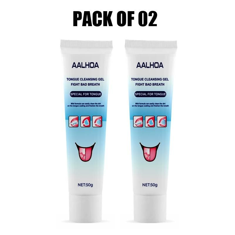 Tongue Cleansing Gel Pack of 2