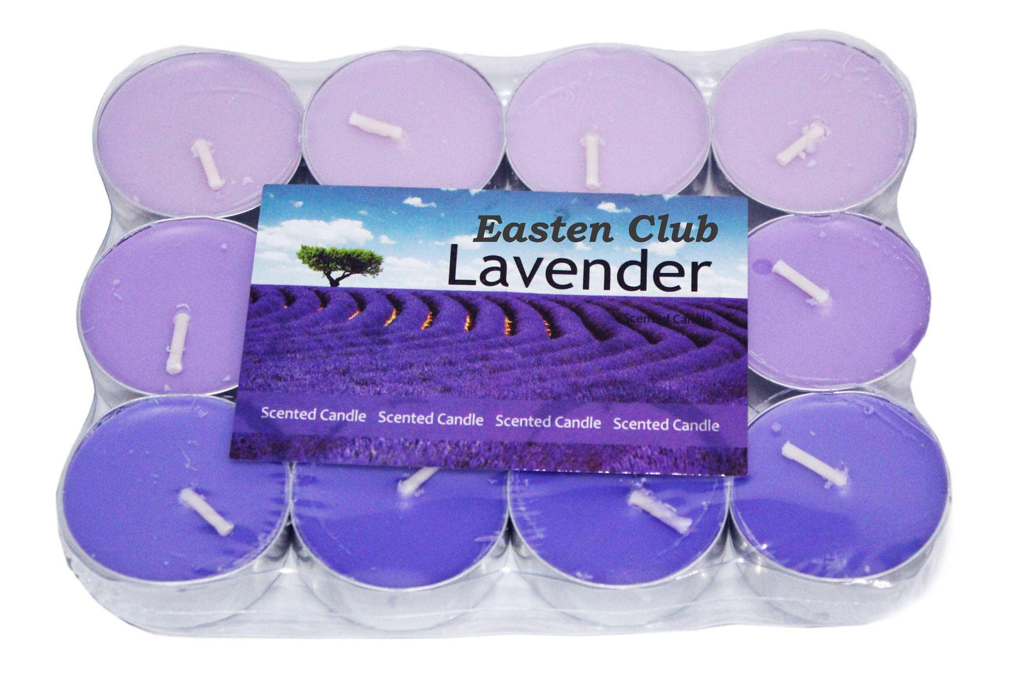 Lavender Tea Light Wax Scented Candle (Pack of 24)