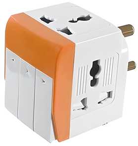 �3 Pin Multi Plug Socket Adapter