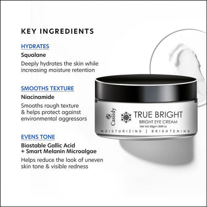 CASSIDY True Bright Eye Cream 50gm Pack of 2