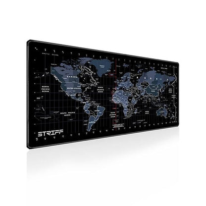 World Map Keyboard Mouse Pad