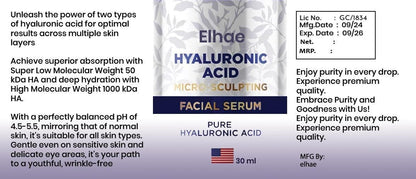 Hyaluronic Acid Anti-aging Serum for Face (30 ml)