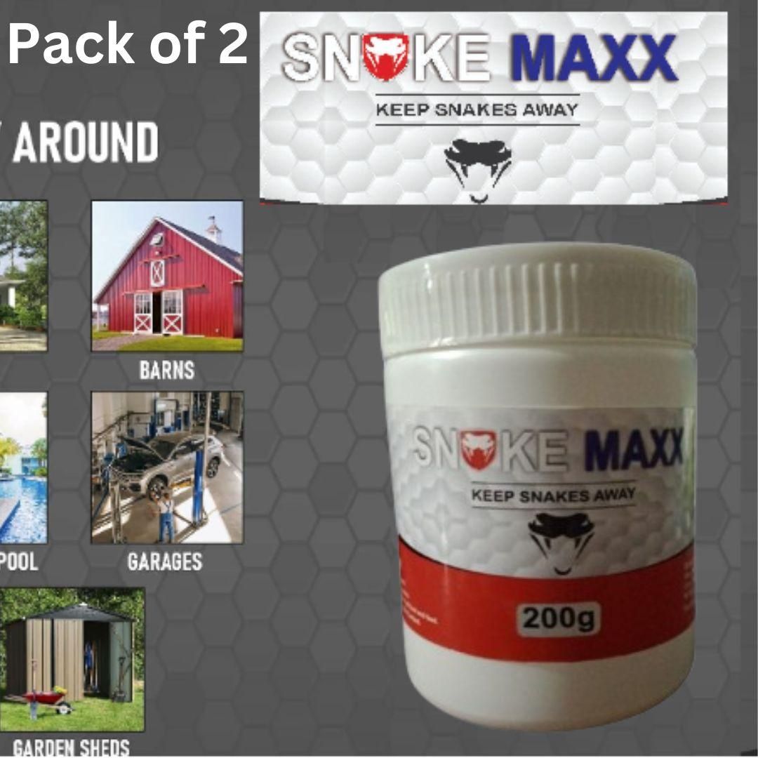 Snake Maxx Non-Toxic Biodegradable Pet-Friendly Snake Repellent Powder 200g  (Pack of 2)