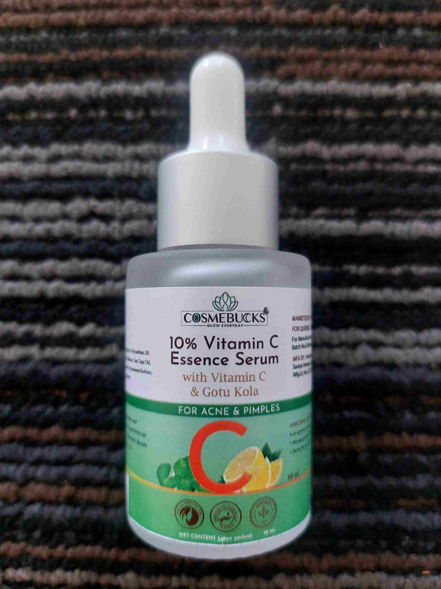 Vitamin C Serum with Vitamin C and Gotu Kola for Skin Illumination - 30ml (Pack of 2)