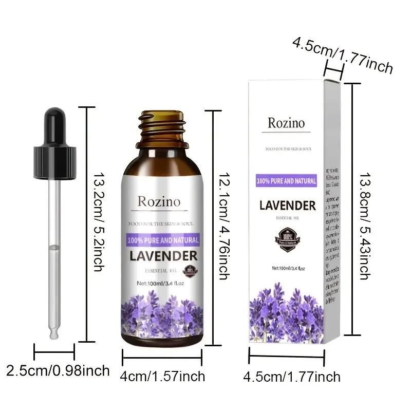 Rozino Pure & Natural Lavender Essential Oil 100ML (Pack pf 2 )