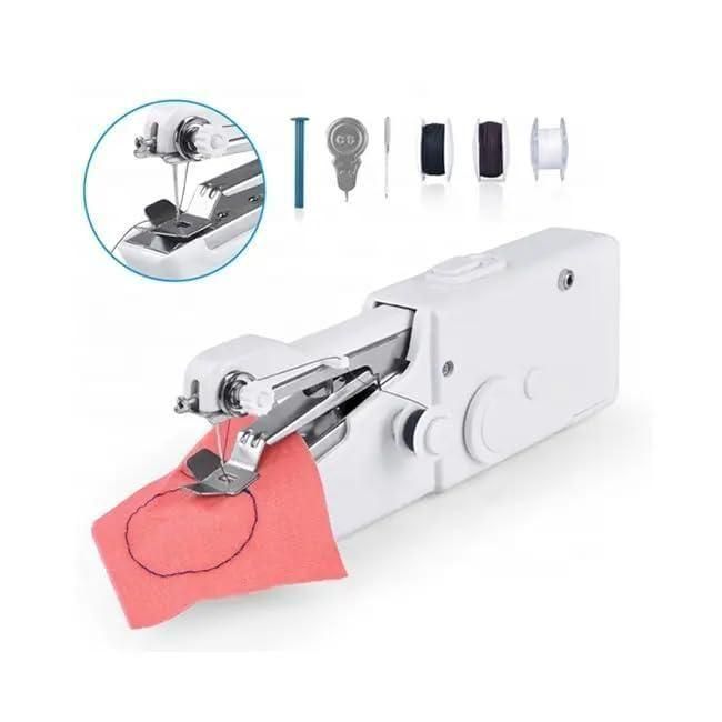 Stitch Handheld Cordless Portable White Sewing Machine