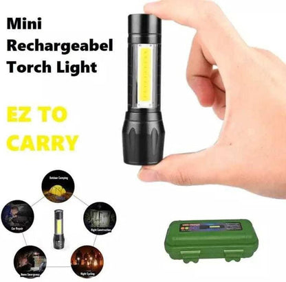 Rechargeable High-Quality LED Flashlight Torch