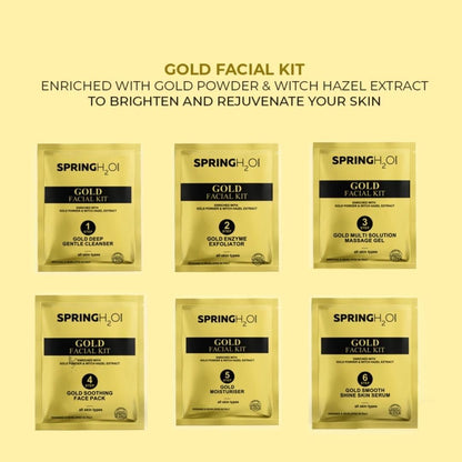 Spring H2O Gold Facial Kit