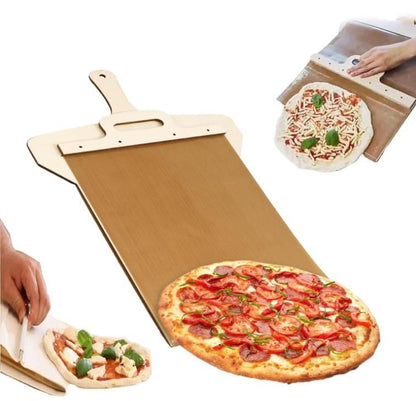 Wooden Pizza Paddle with Smooth Handle for Transfer The Pizza Crust