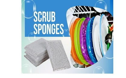 4 Pieces Scrub Sponges