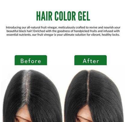 Hair Color Gel - 100% Gray Hair Coverage 125ML (Pack of 2)