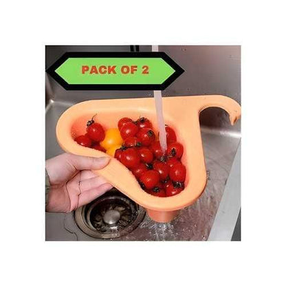 Corner Plastic Kitchen Sink Organizer Pack of 2