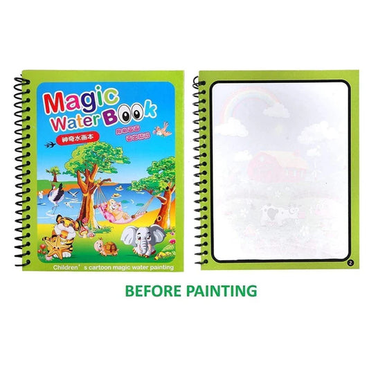 Reusable Magic Water Painting Book